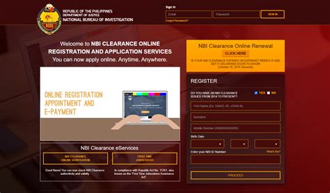 UPDATED: NBI Clearance Online Application, .